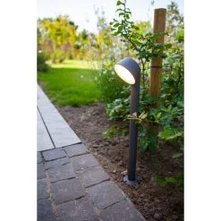 Lutec Lampen Lutec Dakota Wegeleuchte LED Anthrazit, 1-flammig