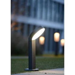 Lutec Lampen Meridian Sockelleuchte LED Anthrazit, 1-flammig -Günstiges Wegeleuchten Geschäft lutec lampen meridian sockelleuchte 7216412118 do5 2