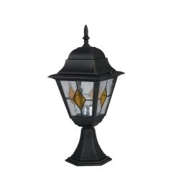 Lutec Lampen Lutec Pisa Sockelleuchte Anthrazit, 1-flammig