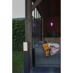 Lutec Lampen Lutec Qubo Wegeleuchte LED Anthrazit, 1-flammig, Farbwechsler -Günstiges Wegeleuchten Geschäft lutec qubo wegeleuchte 7193003118 6