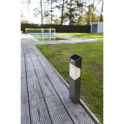 Lutec Lampen Lutec SOLSTEI Wegeleuchte LED Edelstahl, 1-flammig, Bewegungsmelder