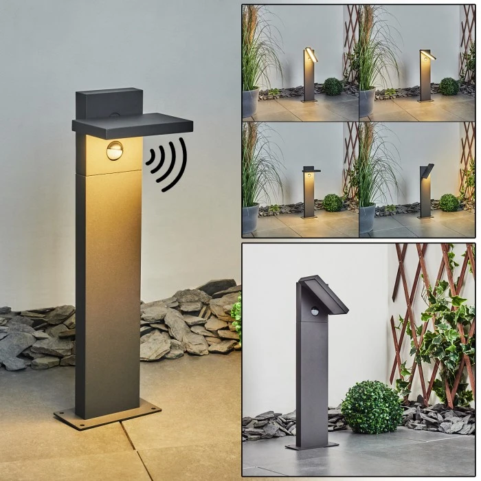 Hofstein Lyckan Wegeleuchte LED Anthrazit, 1-flammig, Bewegungsmelder 3 Hofstein Lyckan Wegeleuchte LED Anthrazit, 1-flammig, Bewegungsmelder