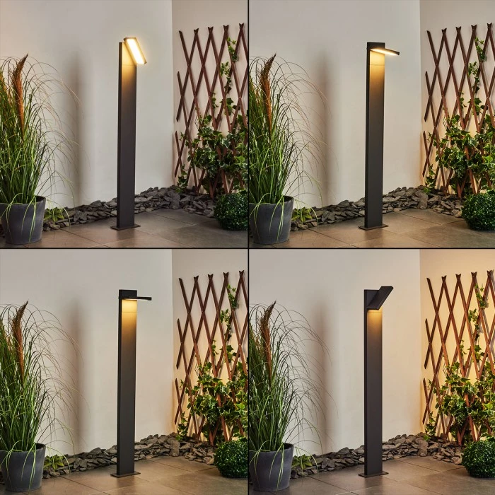 Hofstein Lyckan Wegeleuchte LED Anthrazit, 1-flammig 4 Hofstein Lyckan Wegeleuchte LED Anthrazit, 1-flammig – Bild 2