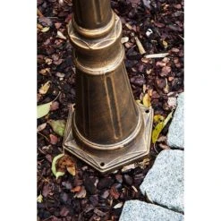 Hofstein Madrid Kandelaber Braun, Gold, 2-flammig -Günstiges Wegeleuchten Geschäft madrid kandelaber h158 7