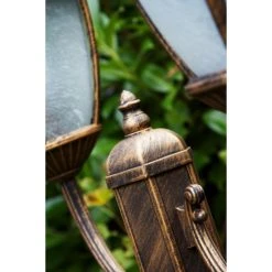 Hofstein Madrid Kandelaber Braun, Gold, 2-flammig -Günstiges Wegeleuchten Geschäft madrid kandelaber h158 8