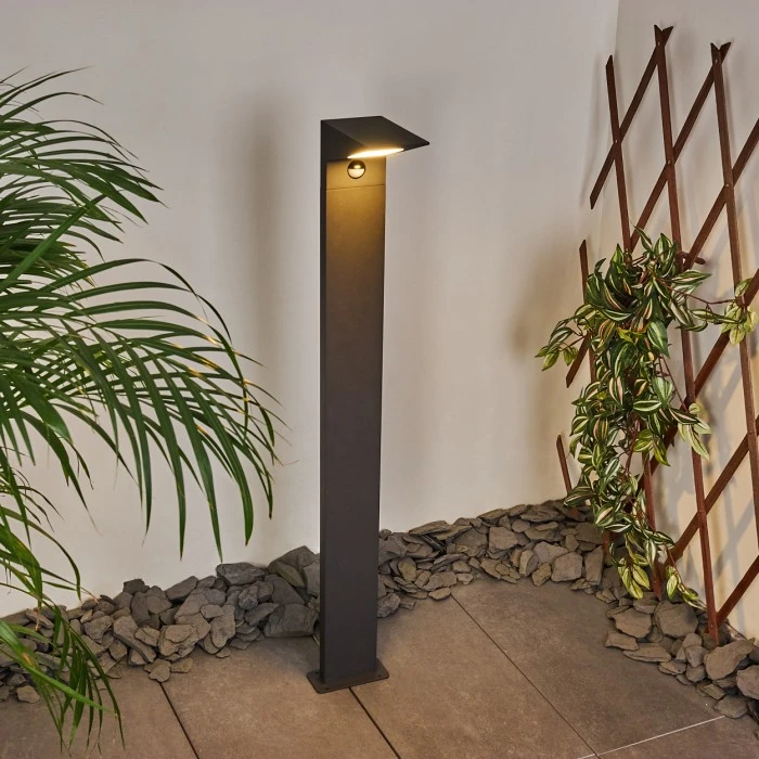 Hofstein Matlava Wegeleuchte LED Anthrazit, 1-flammig, Bewegungsmelder 11 Hofstein Matlava Wegeleuchte LED Anthrazit, 1-flammig, Bewegungsmelder – Bild 9