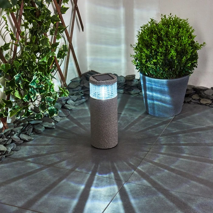 Hofstein Mesabolo Solarleuchte LED Schwarz, Grau, 1-flammig 15 Hofstein Mesabolo Solarleuchte LED Schwarz, Grau, 1-flammig – Bild 13