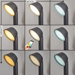 Hofstein Moroni Wegeleuchte LED Anthrazit, 1-flammig -Günstiges Wegeleuchten Geschäft moroni wegeleuchte h3417065 1