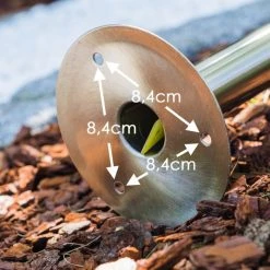 Hofstein Moskau Wegeleuchte Edelstahl, 1-flammig -Günstiges Wegeleuchten Geschäft moskau wegeleuchte h408 do1 3