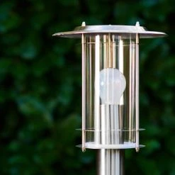 Hofstein Mulo Wegeleuchte Edelstahl, 1-flammig -Günstiges Wegeleuchten Geschäft mulo wegeleuchte h3080412 3