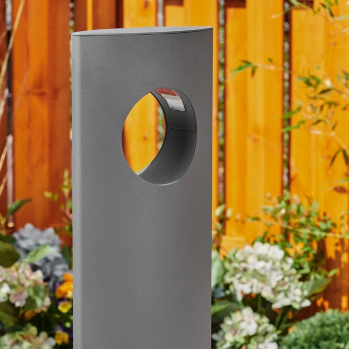 Hofstein Narunteno Wegeleuchte LED Anthrazit, 1-flammig 4 Hofstein Narunteno Wegeleuchte LED Anthrazit, 1-flammig – Bild 2