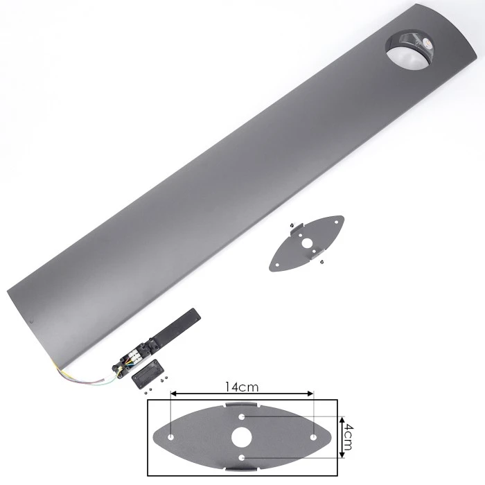 Hofstein Narunteno Wegeleuchte LED Anthrazit, 1-flammig 7 Hofstein Narunteno Wegeleuchte LED Anthrazit, 1-flammig – Bild 5