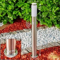 Hofstein Norburg Wegeleuchte Edelstahl, 1-flammig, Bewegungsmelder 14 Hofstein Norburg Wegeleuchte Edelstahl, 1-flammig, Bewegungsmelder -Günstiges Wegeleuchten Geschäft norburg wegeleuchte h3291757 do1 1