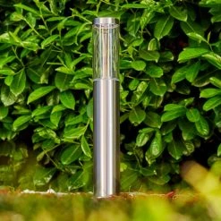 Hofstein Noreaz Sockelleuchte LED Chrom, 1-flammig -Günstiges Wegeleuchten Geschäft noreaz sockelleuchte h3304662 do1 4