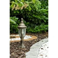 Orion Außensockelleuchte Messing, Gold, Transparent, Klar -Günstiges Wegeleuchten Geschäft orion aussensockelleuchte al11 1121 1patina 2