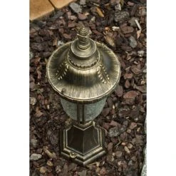 Orion Außensockelleuchte Messing, Gold, Transparent, Klar -Günstiges Wegeleuchten Geschäft orion aussensockelleuchte al11 1121 1patina 3