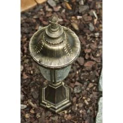 Orion Außensockelleuchte Messing, Gold, Transparent, Klar -Günstiges Wegeleuchten Geschäft orion aussensockelleuchte al11 1121 1patina 4