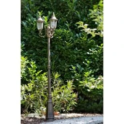 Orion Kandelaber Schwarz-Gold, 3-flammig -Günstiges Wegeleuchten Geschäft orion kandelaber al11 1123 3patina 1