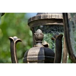 Orion Kandelaber Schwarz-Gold, 3-flammig -Günstiges Wegeleuchten Geschäft orion kandelaber al11 1123 3patina 7