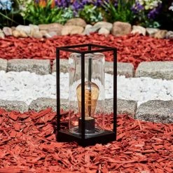 Hofstein Palanga Außentischleuchte Schwarz, 1-flammig -Günstiges Wegeleuchten Geschäft palanga aussentischleuchte h3328477 9