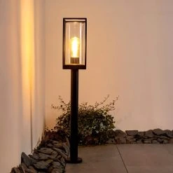 Hofstein Palanga Stehleuchte Schwarz, 1-flammig -Günstiges Wegeleuchten Geschäft palanga stehleuchte h3328491 13