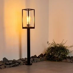 Hofstein Palanga Stehleuchte Schwarz, 1-flammig -Günstiges Wegeleuchten Geschäft palanga stehleuchte h3328491 4