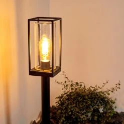 Hofstein Palanga Stehleuchte Schwarz, 1-flammig -Günstiges Wegeleuchten Geschäft palanga stehleuchte h3328491 6