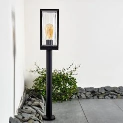 Hofstein Palanga Stehleuchte Schwarz, 1-flammig -Günstiges Wegeleuchten Geschäft palanga stehleuchte h3328491 7