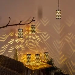 Hofstein Parikia 6er Set Solarleuchte LED Silber, Kupferfarben, 1-flammig -Günstiges Wegeleuchten Geschäft parikia 6er set solarleuchte h3328552 10