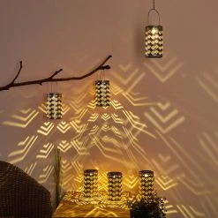 Hofstein Parikia 6er Set Solarleuchte LED Silber, Kupferfarben, 1-flammig -Günstiges Wegeleuchten Geschäft parikia 6er set solarleuchte h3328552 2