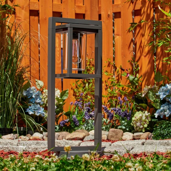 Hofstein Parkkola Sockelleuchte Anthrazit, 1-flammig 14 Hofstein Parkkola Sockelleuchte Anthrazit, 1-flammig – Bild 12