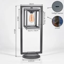 Hofstein Parkkola Sockelleuchte Anthrazit, 1-flammig 17 Hofstein Parkkola Sockelleuchte Anthrazit, 1-flammig -Günstiges Wegeleuchten Geschäft parkkola sockelleuchte h3607428 3