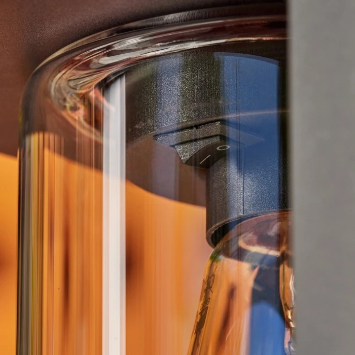 Hofstein Parkkola Sockelleuchte Anthrazit, 1-flammig 8 Hofstein Parkkola Sockelleuchte Anthrazit, 1-flammig – Bild 6