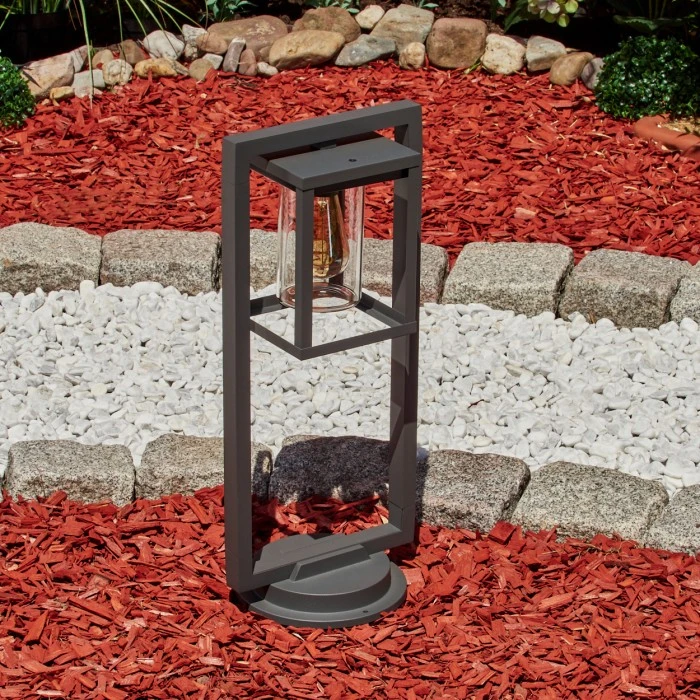 Hofstein Parkkola Sockelleuchte Anthrazit, 1-flammig 9 Hofstein Parkkola Sockelleuchte Anthrazit, 1-flammig – Bild 7