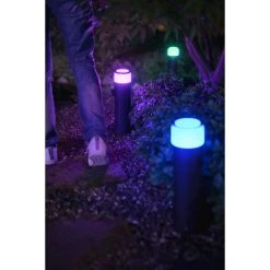 Philips Leuchten Philips Hue Ambiance White & Color Calla Sockelleuchte, Erweiterung-Set LED Schwarz, 1-flammig, Farbwechsler -Günstiges Wegeleuchten Geschäft philips hue ambiance white color calla sockelleuchte erweiterung set 8718696170557 3