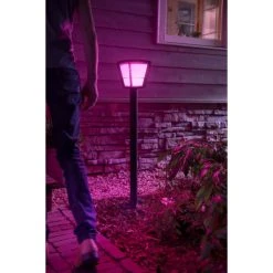 Philips Leuchten Philips Hue Ambiance White & Color Econic Wegeleuchte LED Schwarz, 1-flammig, Farbwechsler -Günstiges Wegeleuchten Geschäft philips hue ambiance white color econic wegeleuchte 8718696170601 2