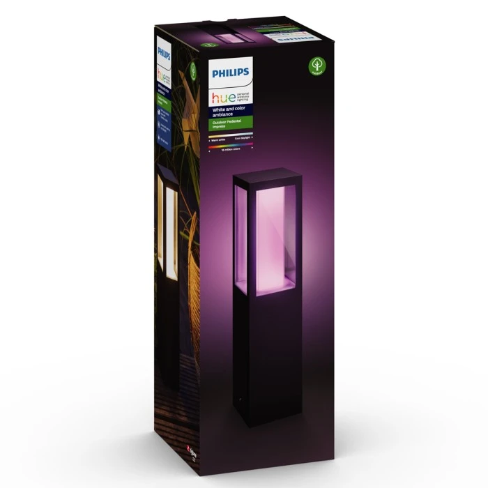 Philips Leuchten Philips Hue Ambiance White & Color Impress Sockelleuchte LED Schwarz, 1-flammig, Farbwechsler 13 Philips Leuchten Philips Hue Ambiance White & Color Impress Sockelleuchte LED Schwarz, 1-flammig, Farbwechsler – Bild 11