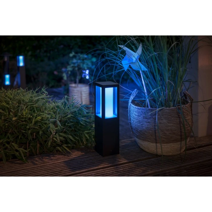 Philips Leuchten Philips Hue Ambiance White & Color Impress Sockelleuchte LED Schwarz, 1-flammig, Farbwechsler 6 Philips Leuchten Philips Hue Ambiance White & Color Impress Sockelleuchte LED Schwarz, 1-flammig, Farbwechsler – Bild 4