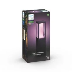 Philips Leuchten Philips Hue Impress Sockelleuchte Basis-Set LED Schwarz, 1-flammig, Farbwechsler -Günstiges Wegeleuchten Geschäft philips hue impress sockelleuchte basis set 8718696171745 2