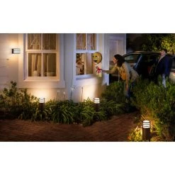 Philips Leuchten Philips Hue White Lucca Sockelleuchte LED Anthrazit, 1-flammig -Günstiges Wegeleuchten Geschäft philips hue white lucca sockelleuchte 8718696166055 2