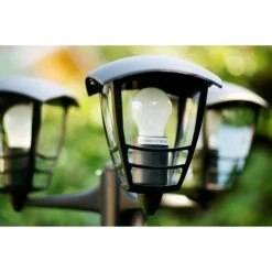 Philips Leuchten Philips myGarden CREEK Kandelaber Schwarz, Transparent, Klar, 3-flammig -Günstiges Wegeleuchten Geschäft philips mygarden creek kandelaber 153853016 do1 6