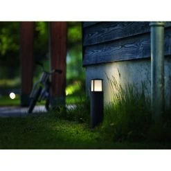 Philips Leuchten Philips Stock Sockelleuchten LED Anthrazit, 1-flammig