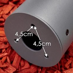 Hofstein Porus Wegeleuchte LED Anthrazit, 1-flammig -Günstiges Wegeleuchten Geschäft porus wegeleuchte h3301807 do1 10