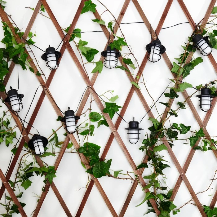 Hofstein Pozzuoli Solar-Lichterkette LED Schwarz, Weiß, 10-flammig 14 Hofstein Pozzuoli Solar-Lichterkette LED Schwarz, Weiß, 10-flammig – Bild 12