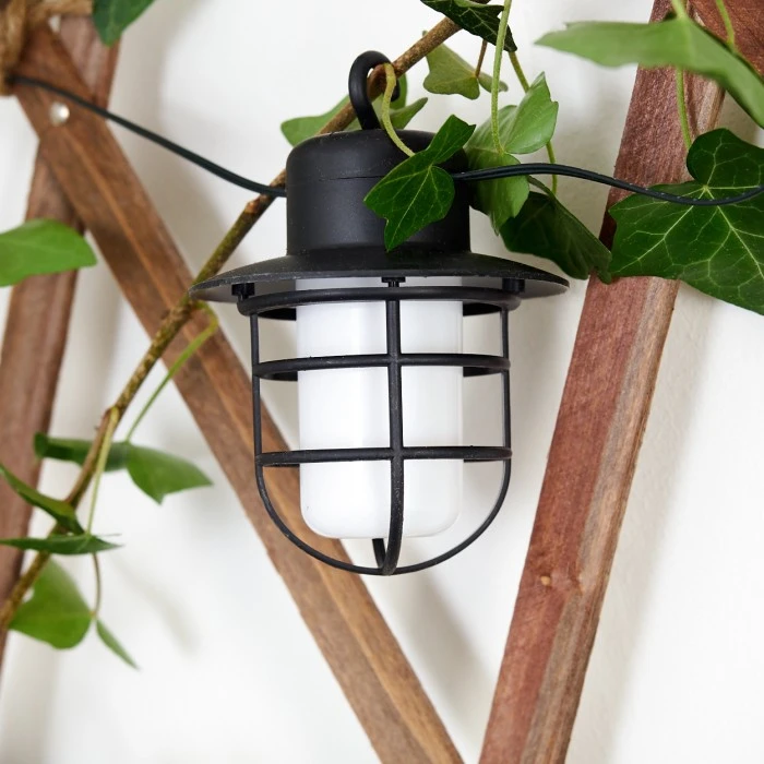 Hofstein Pozzuoli Solar-Lichterkette LED Schwarz, Weiß, 10-flammig 10 Hofstein Pozzuoli Solar-Lichterkette LED Schwarz, Weiß, 10-flammig – Bild 8