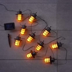 Hofstein Pozzuoli Solar-Lichterkette LED Schwarz, Weiß, 10-flammig 26 Hofstein Pozzuoli Solar-Lichterkette LED Schwarz, Weiß, 10-flammig -Günstiges Wegeleuchten Geschäft pozzuoli solar lichterkette h3371084 8