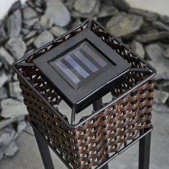 Hofstein Quarrata Solar-Wegeleuchte LED Schwarz, Braun, 1-flammig -Günstiges Wegeleuchten Geschäft quarrata solar wegeleuchte h3428924 2