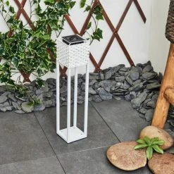 Hofstein Quarrata Solar-Wegeleuchte LED Weiß, 1-flammig -Günstiges Wegeleuchten Geschäft quarrata solar wegeleuchte h3428931 9