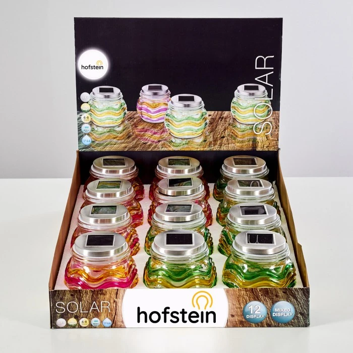 Hofstein Raven Solarleuchte 12er Set LED Gelb, Grün, Orange, 1-flammig 5 Hofstein Raven Solarleuchte 12er Set LED Gelb, Grün, Orange, 1-flammig – Bild 3