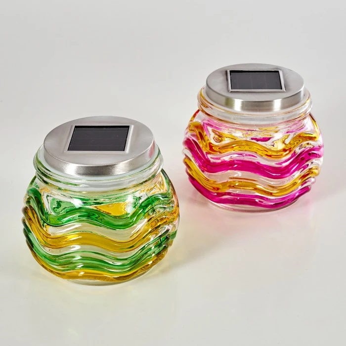 Hofstein Raven Solarleuchte 12er Set LED Gelb, Grün, Orange, 1-flammig 6 Hofstein Raven Solarleuchte 12er Set LED Gelb, Grün, Orange, 1-flammig – Bild 4